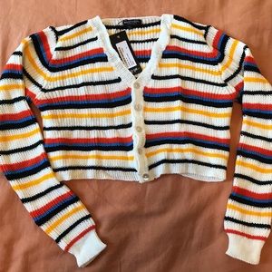 *Brand New* Nastygal Crop cardigan sweater